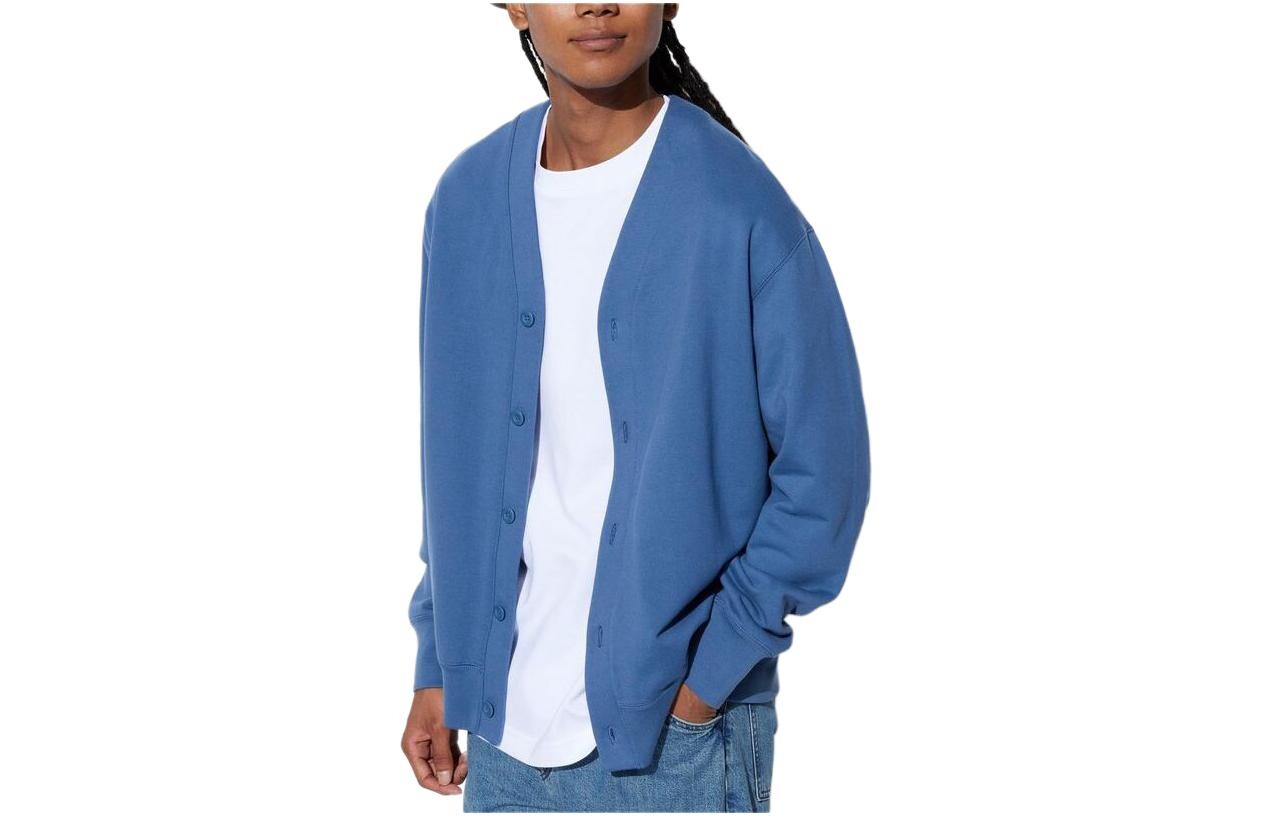 

Толстовка унисекс 64 Lake Blue Uniqlo, цвет 64 Lake blue