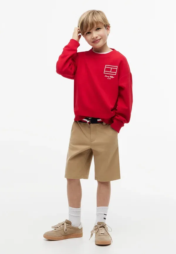 Свитшот Tommy Hilfiger с графическим контуром флага, красный — фото 2