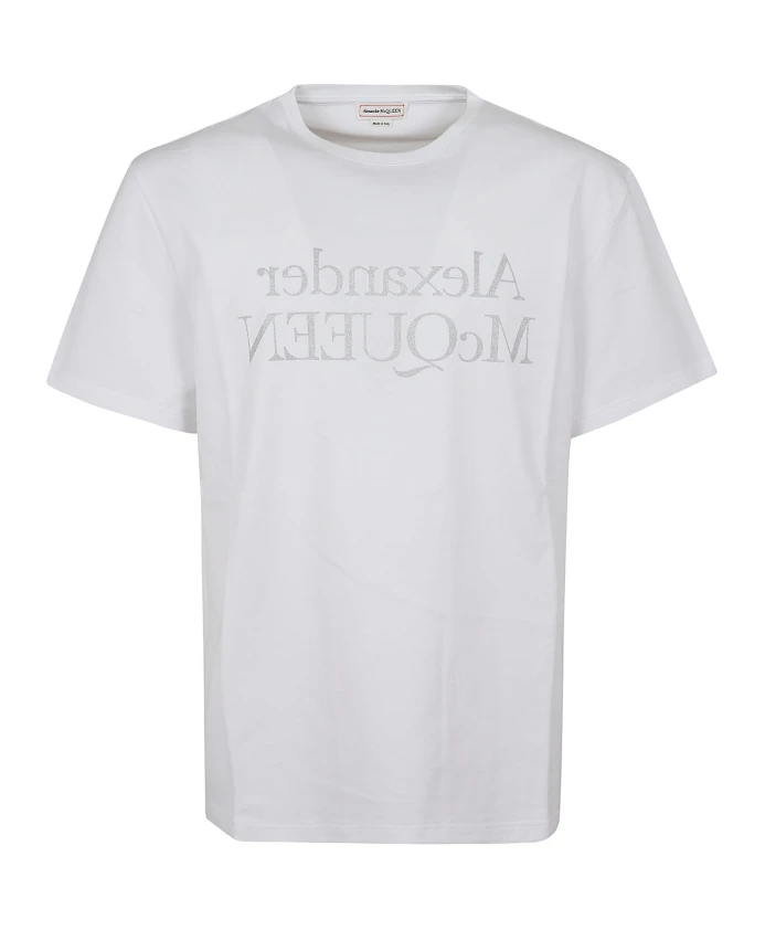 

Футболка S с логотипом Alexander Mcqueen, белый