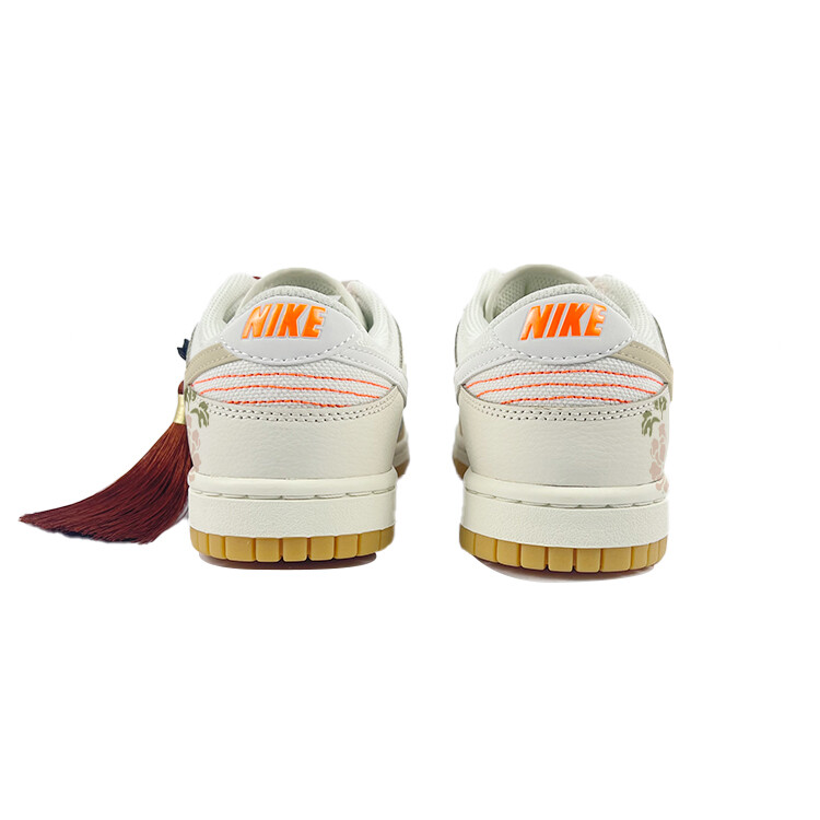 

Кроссовки Nike Dunk Skateboarding Shoes Unisex Low-top White/yellow/pink, белый