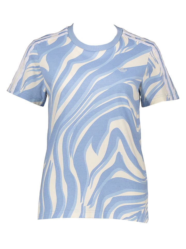 

Футболка adidas, цвет hellblau/creme