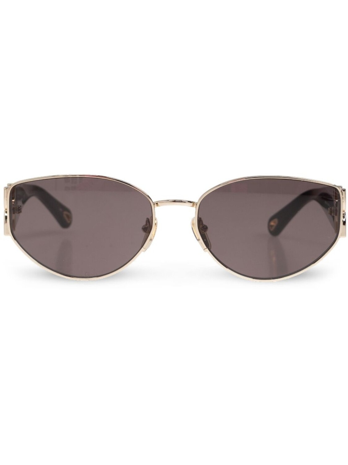 

Chloé Eyewear солнцезащитные очки с логотипом, черный