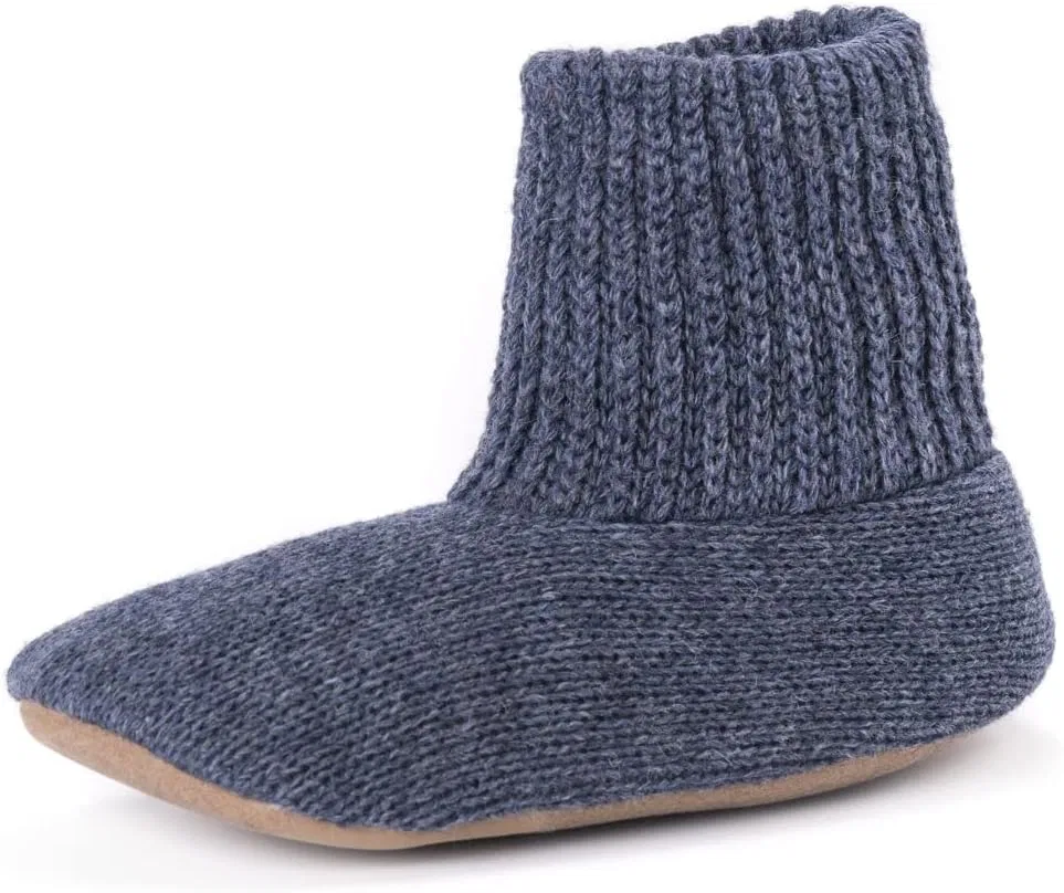 Тапочки шерстяные MUK LUKS, синие
