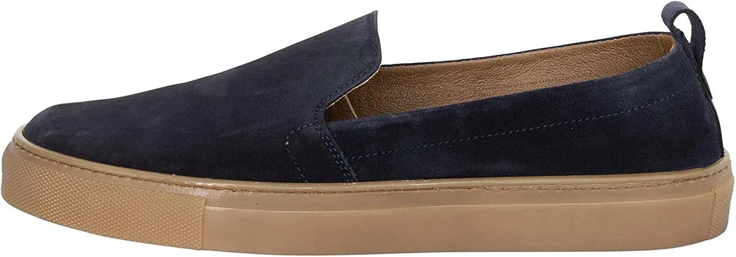 Мужские кожаные слипоны ABREL, Navy