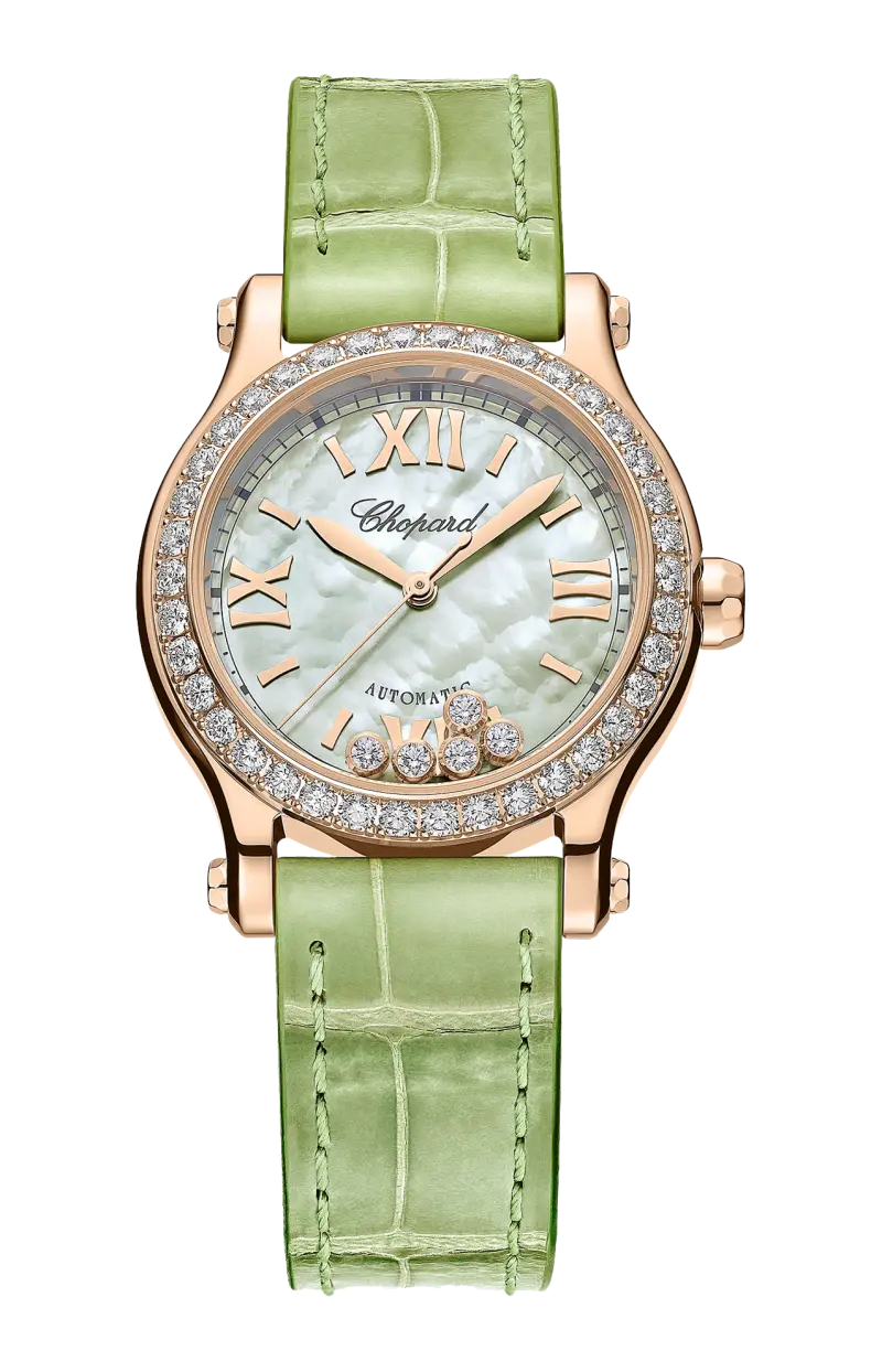 

Happy sport 30 мм, автоматические, этичное розовое золото, бриллианты - 274893-5016 CHOPARD