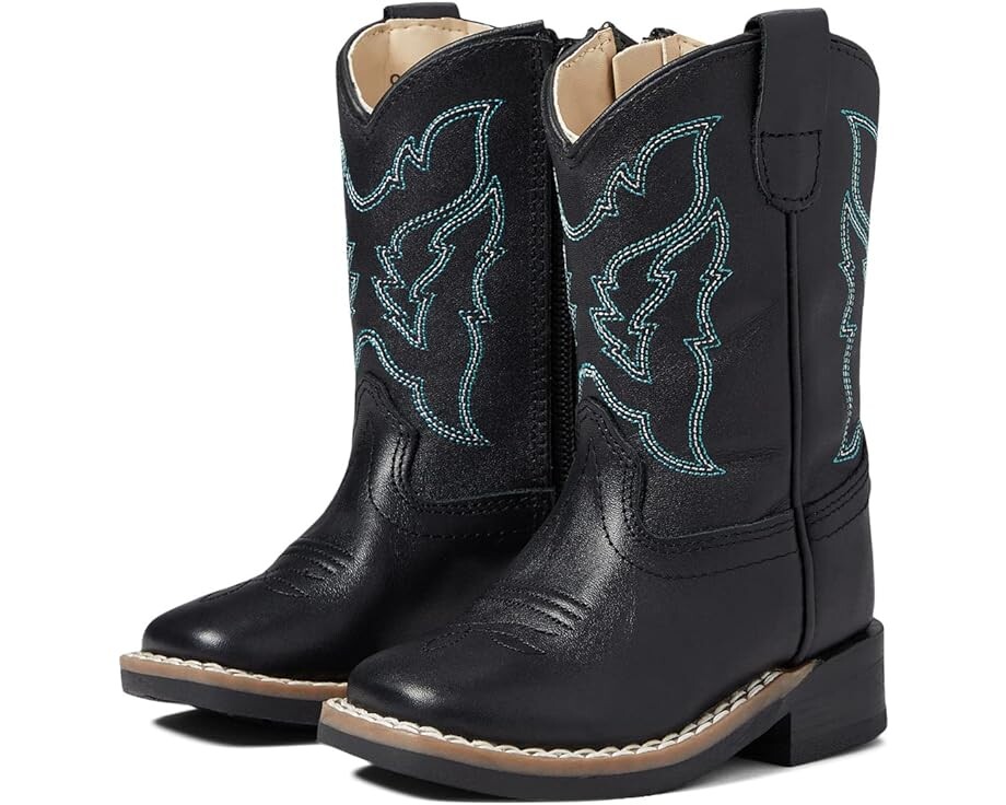 

Ботинки Old West Boots Onyx, цвет Black with Side Zipper