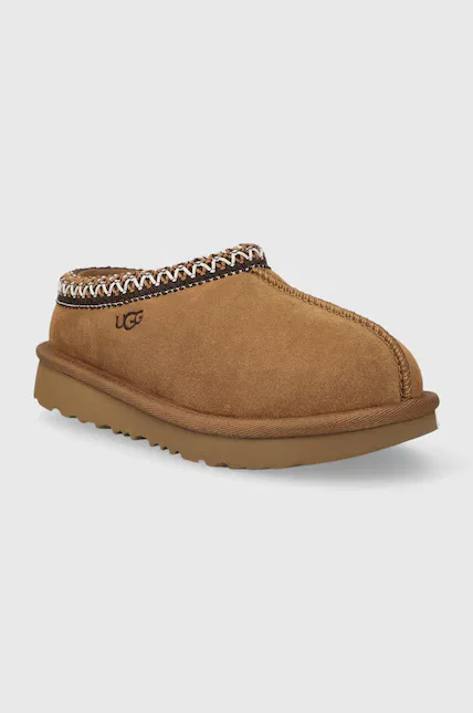 Тапочки детские UGG Tasman, бежевый — фото 2