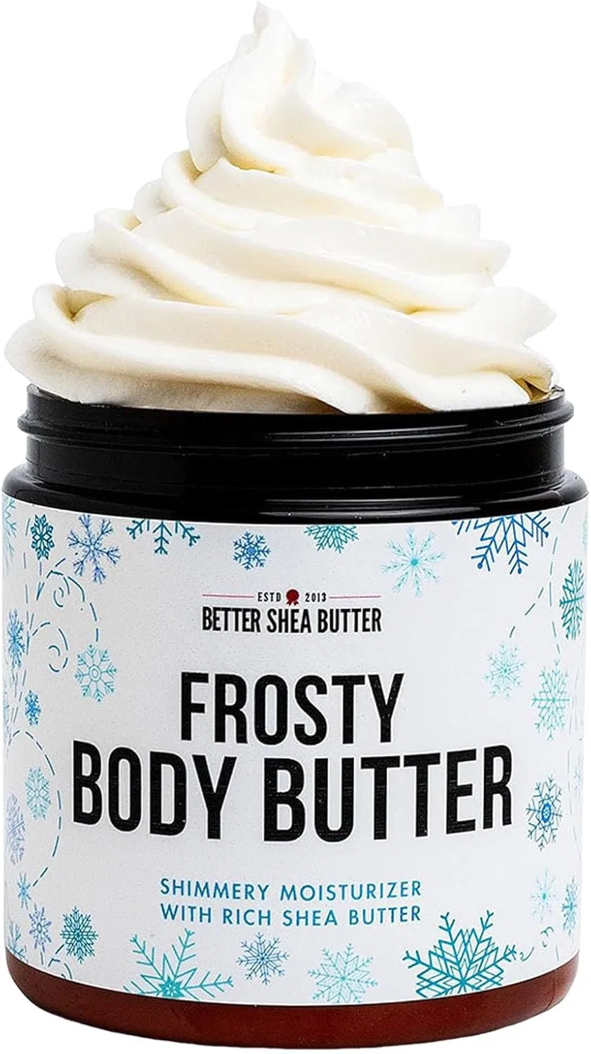 Масло для тела с мерцанием Shea Butter Limited Edition, аромат Рождества, 310 г Generic