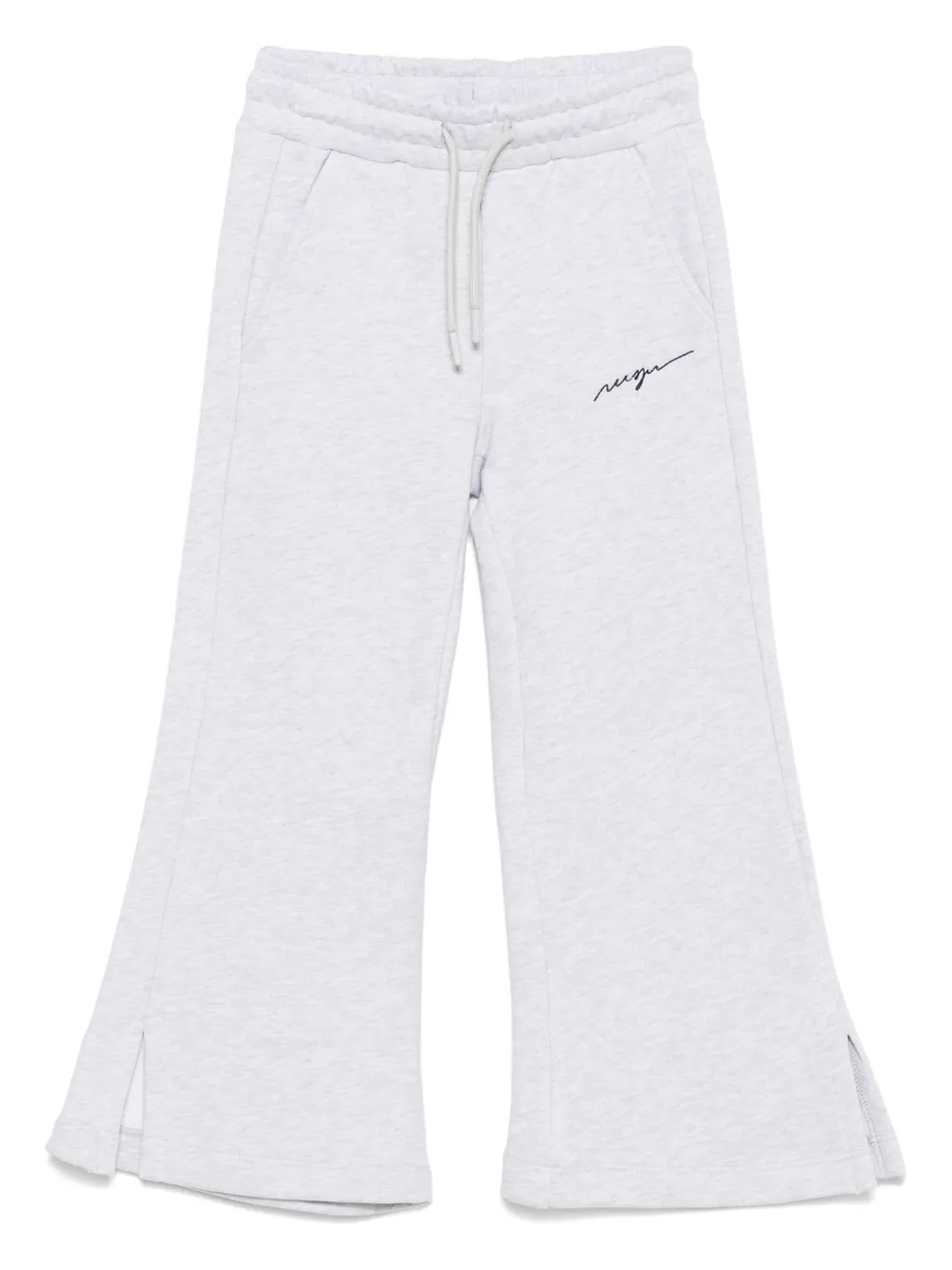 

Спортивные брюки с вышитым логотипом MSGM Kids, серый