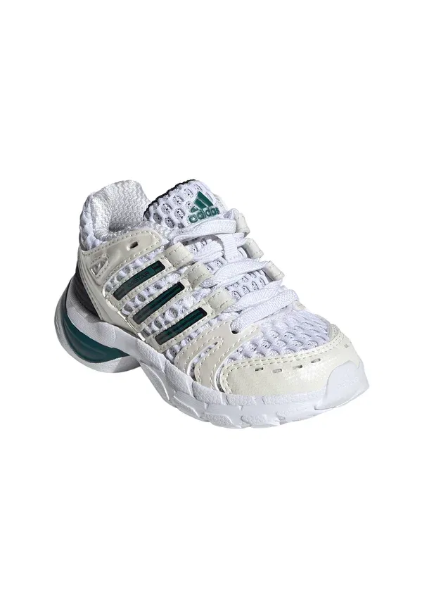 Кроссовки Adidas Originals Adistar Control 5 Elastic Lace Shoes Baby Shoes, облачно-белый, насыщенный зелёный, основной чёрный — фото 2