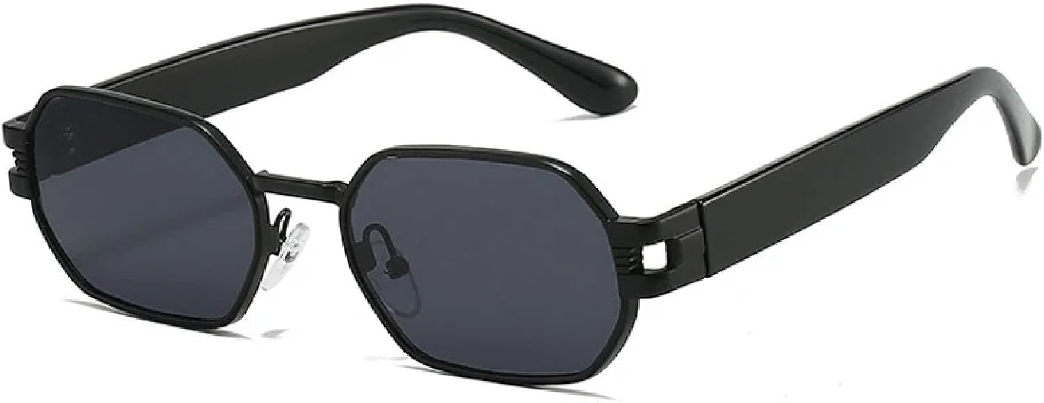 

Модные ретро-солнцезащитные очки в маленькой оправе овальной формы для женщин и мужчин, роскошные летние очки для путешествий, уличной фотографии, солнцезащитные очки UV400 TKKTLLT, Black Gray