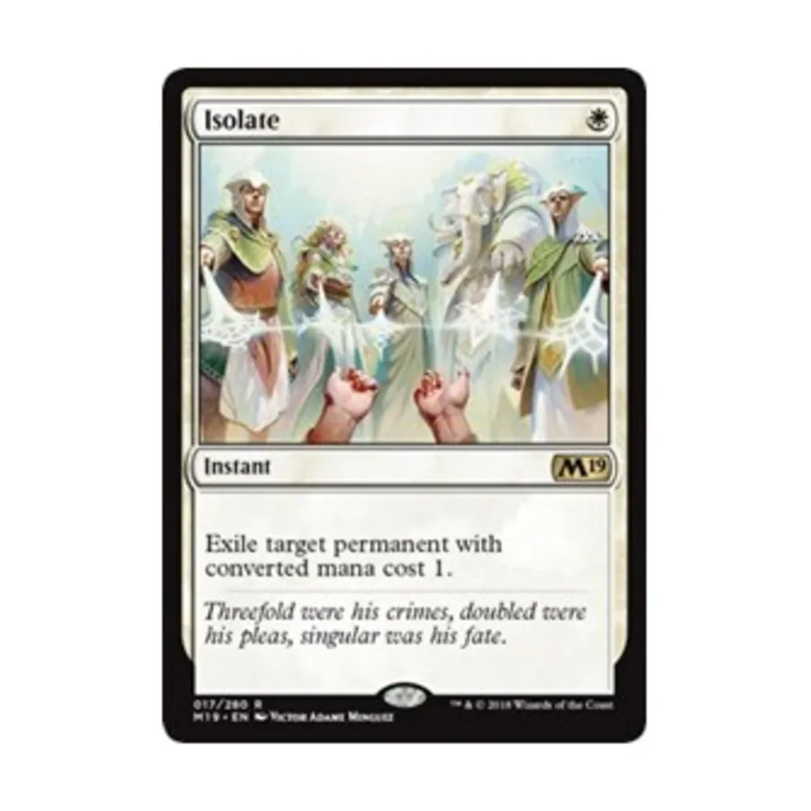 

CCG Изолировать ( клавиша R), MTG - Core Set 2019