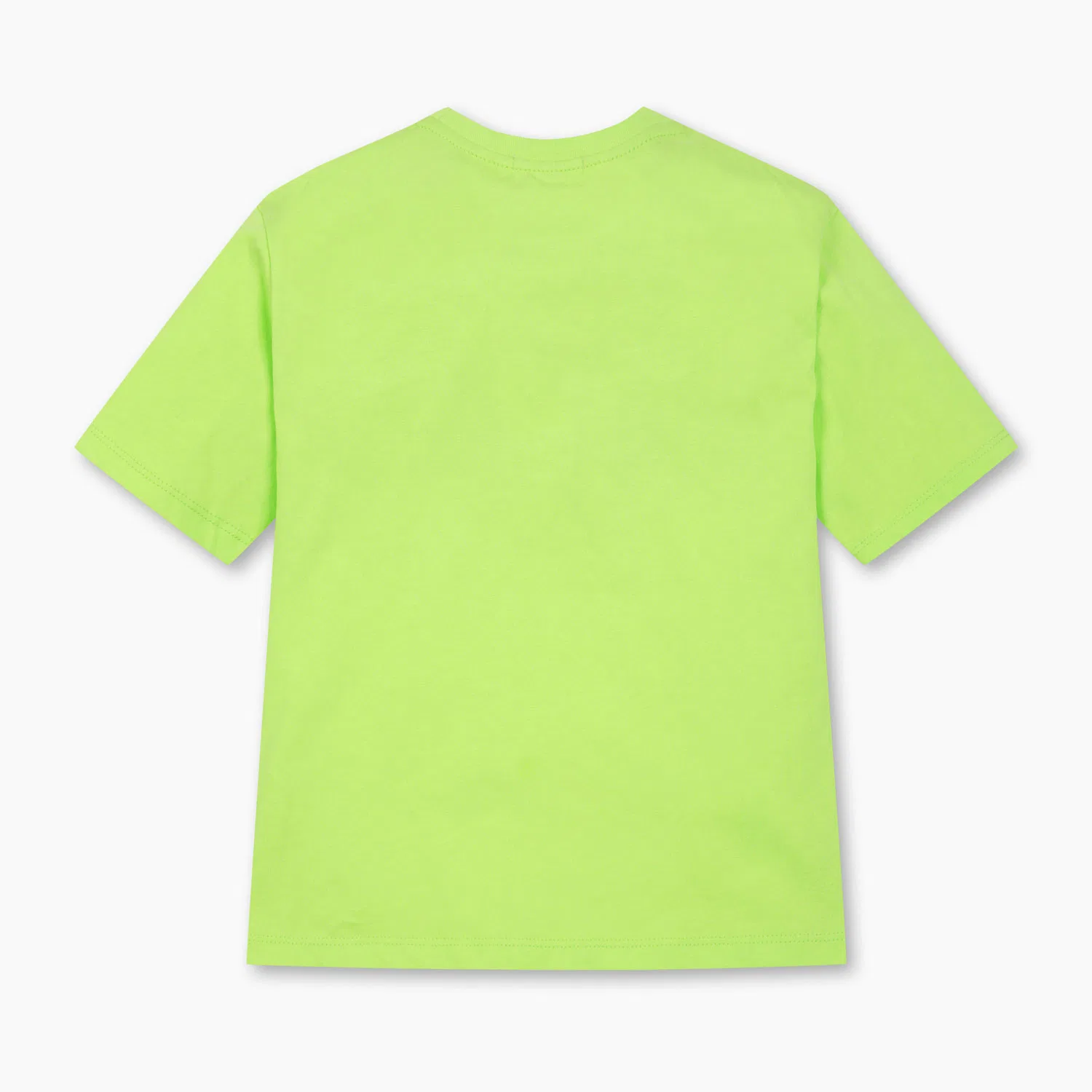 Детская футболка с логотипом жёлто-зелёная от Benetton Kids — фото 2