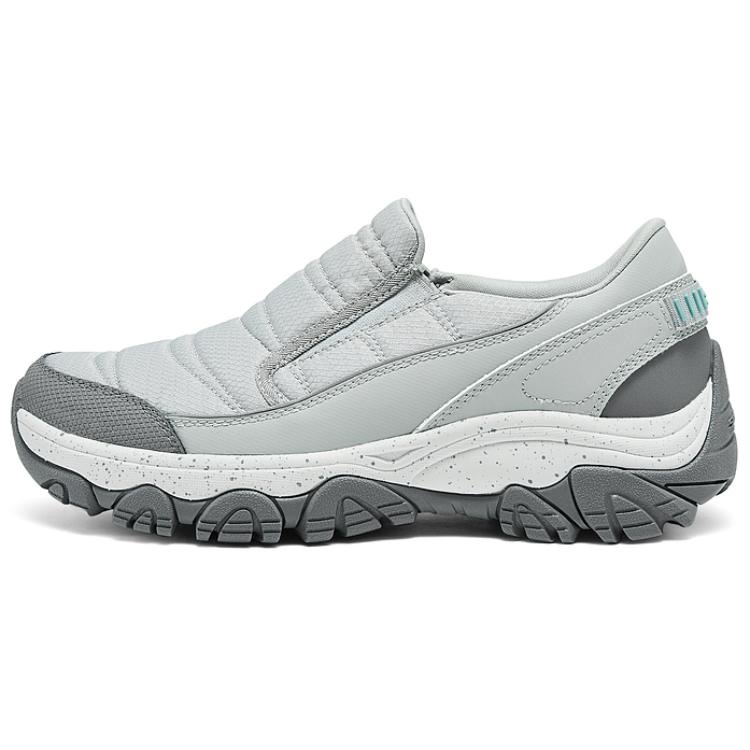

Skechers Женские трекинговые туфли низкие дышащие и износостойкие светло-серые, цвет Light Gray