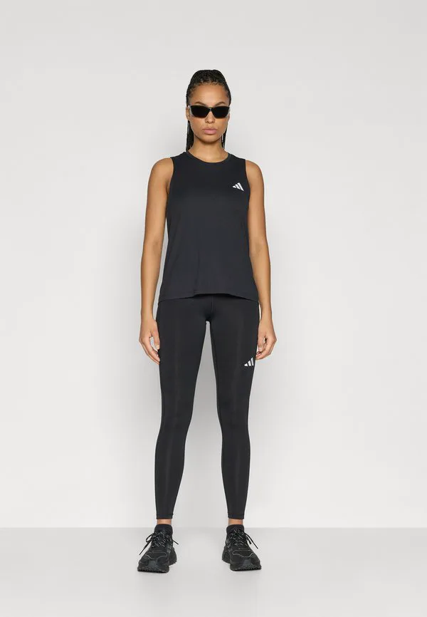 Беговые леггинсы run ess 1/1 л Adidas Performance, Black — фото 2