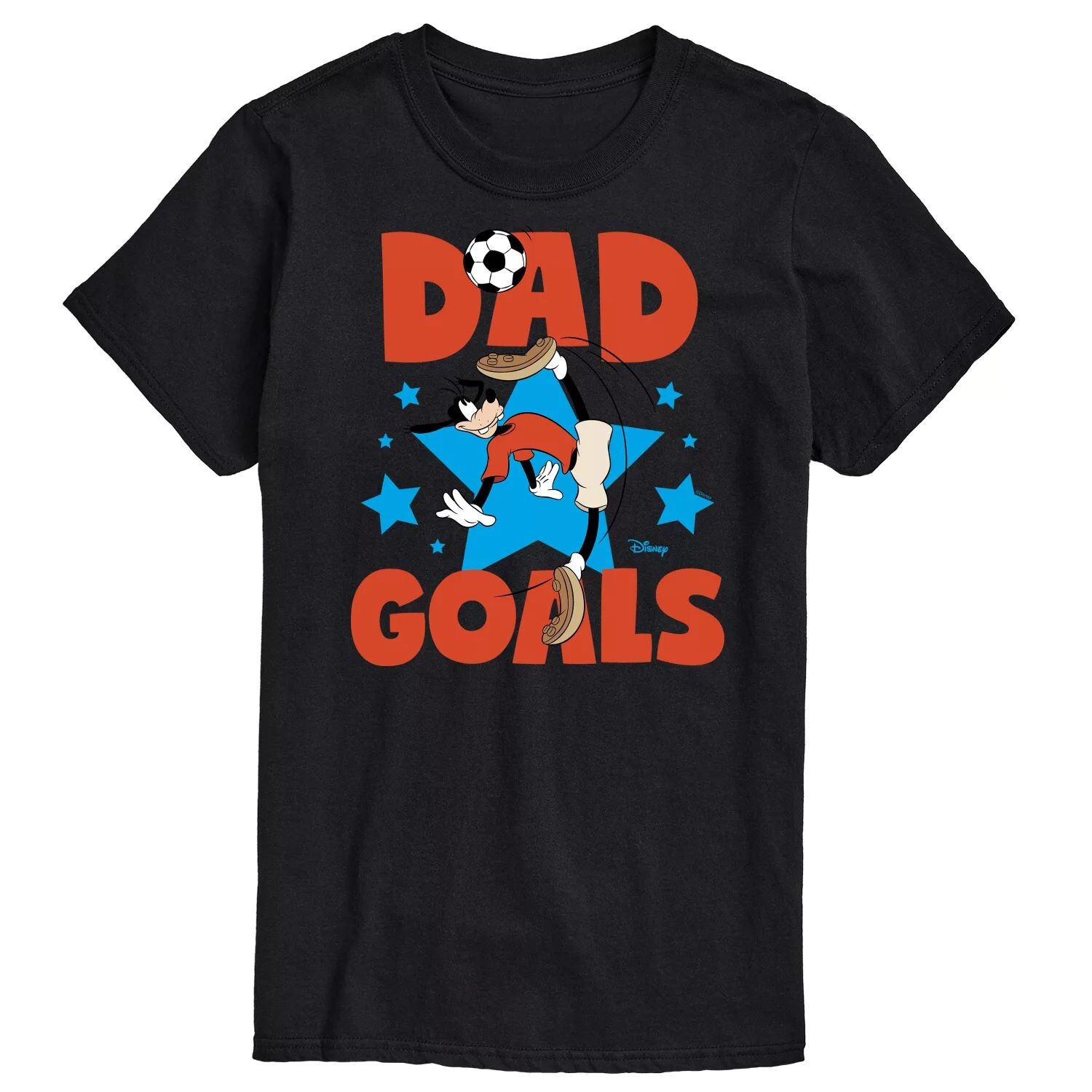 

Футболка Big & Tall Disney Goofy Dad Goals Licensed Character, черный
