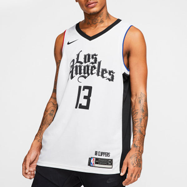 Спортивная футболка nba 2019-2020 williams city edition swingman jersey white Nike, белый — фото 3