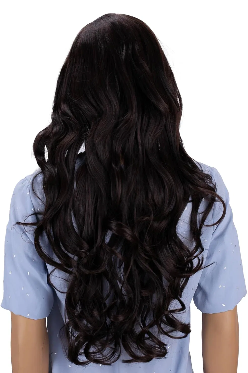 Объемный термостойкий парик из синтетического волокна от Prettyshop Caisha, Dark Brown #2/33 Fp713 — фото 4