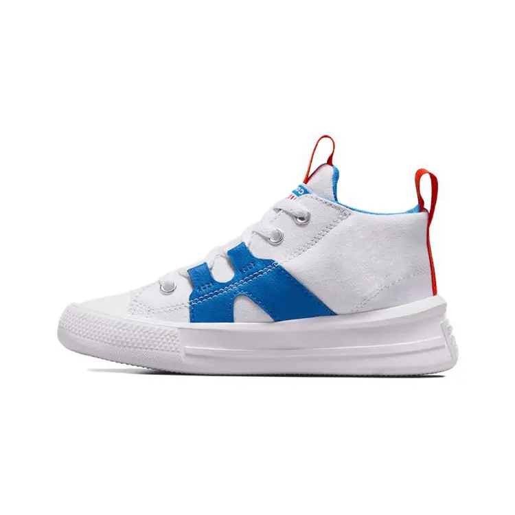 

Chuck Taylor All Star Kids парусиновые туфли PS Converse, белый/синий