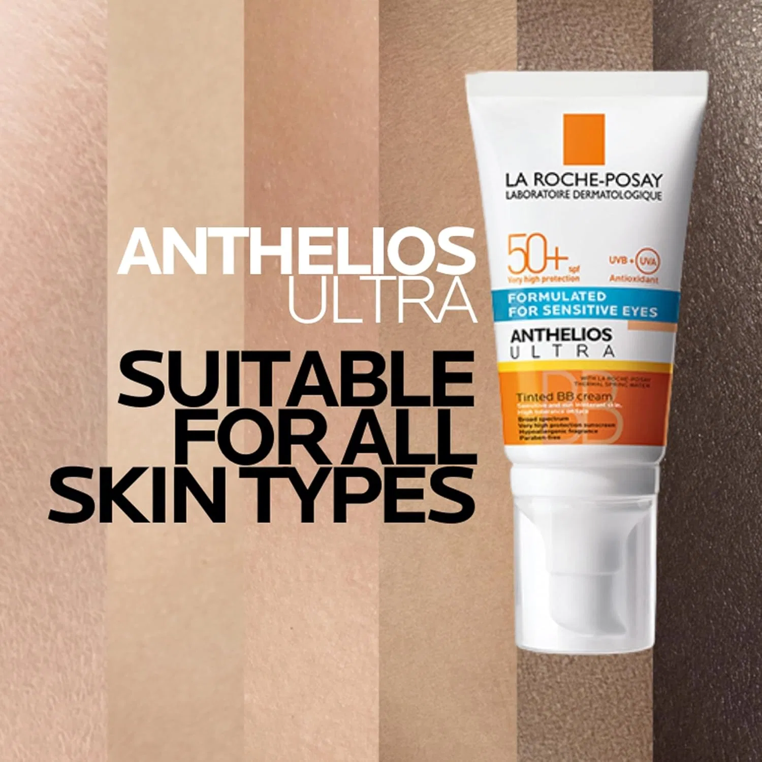 Солнцезащитный BB-крем для чувствительной кожи SPF 50+ «Anthelios Ultra Sensitive Eyes Innovation» от La Roche-Posay La Roche-Posay — фото 4