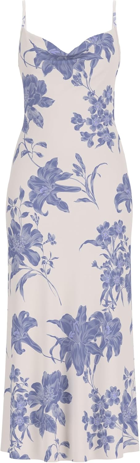 

Платье GUESS Elsie без рукавов из твида, Blue Indigo Tweed Combo