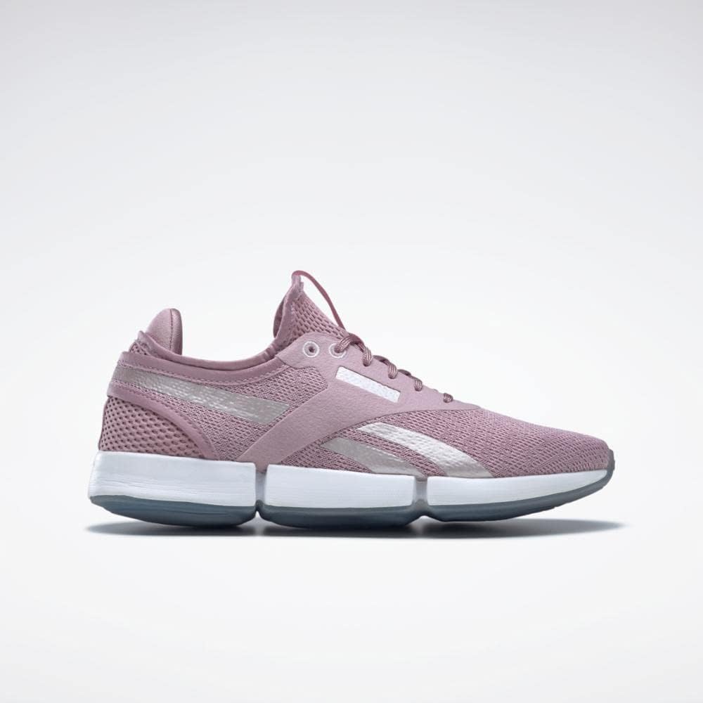 Кроссовки для ходьбы Reebok Dailyfit DMX 2.5 унисекс, белый/сиреневый — фото 2