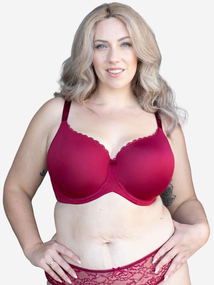 

Бюстгальтер на косточках SugarShape, бордовый