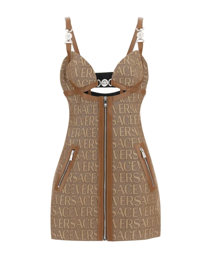 

Платье Versace, бежевый