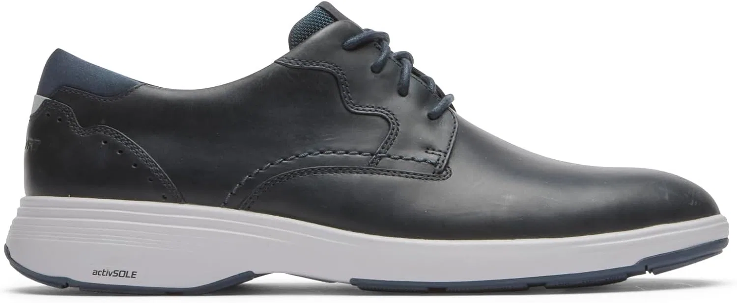 Мужские оксфорды Rockport Noah с гладким носком, New Dress Blues — фото 4