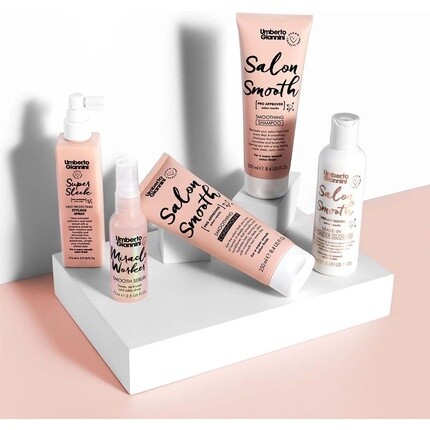 Umberto Giannini Salon Увлажняющий кондиционер для гладкости, увлажняющий, придающий блеск, улучшающий расчесывание и выпрямление, веганский и без жестокости, 250 мл — фото 3