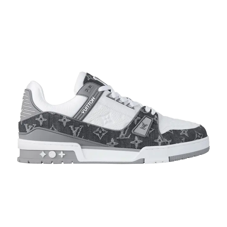 

Кроссовки Louis Vuitton Trainer Monogram Denim - Grey, серый