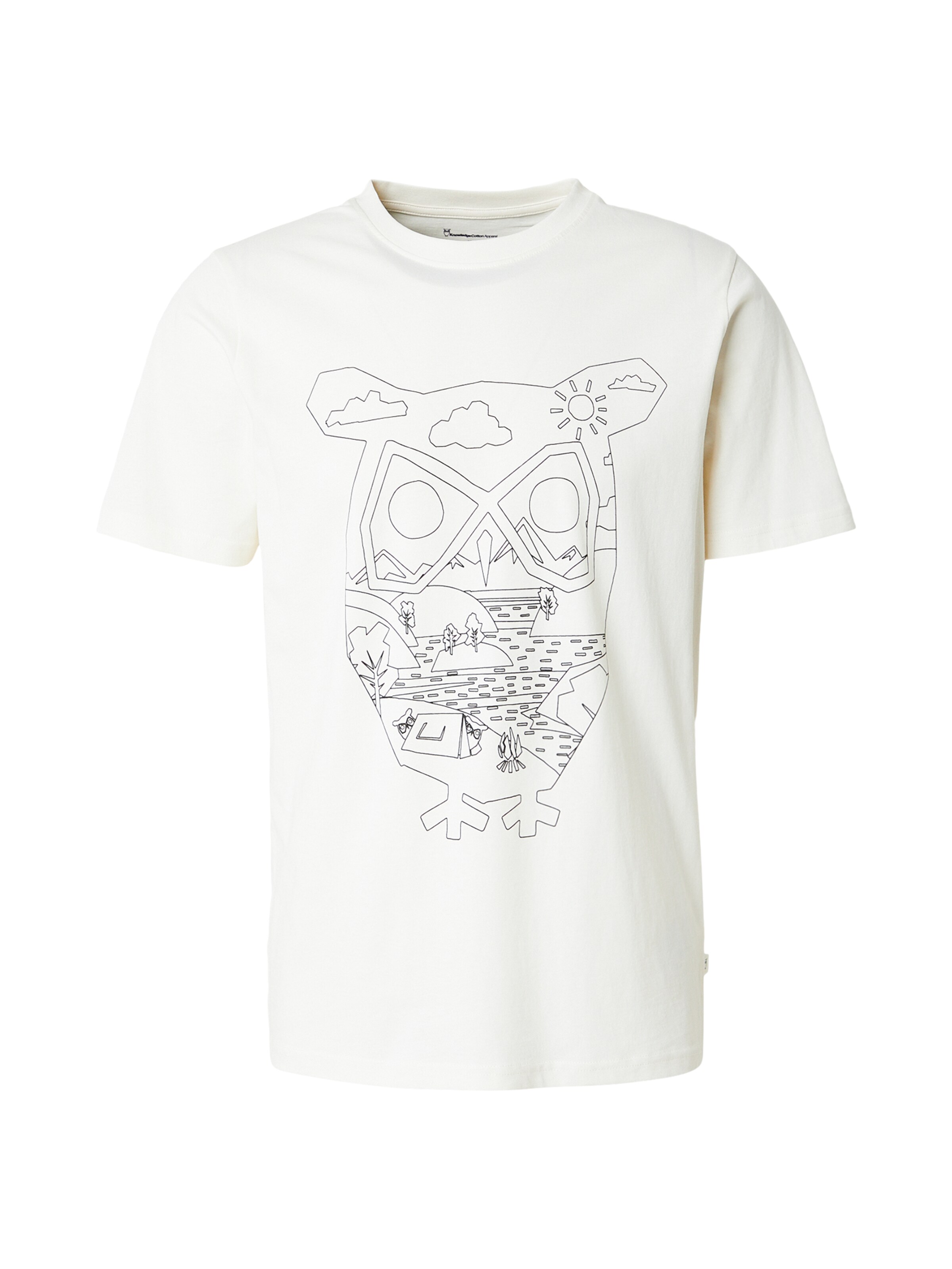 

KnowledgeCotton Apparel Футболка в белом цвете