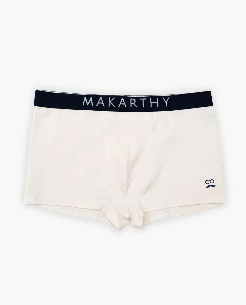 

Трикотажные боксерские шорты на резинке Makarthy, белый