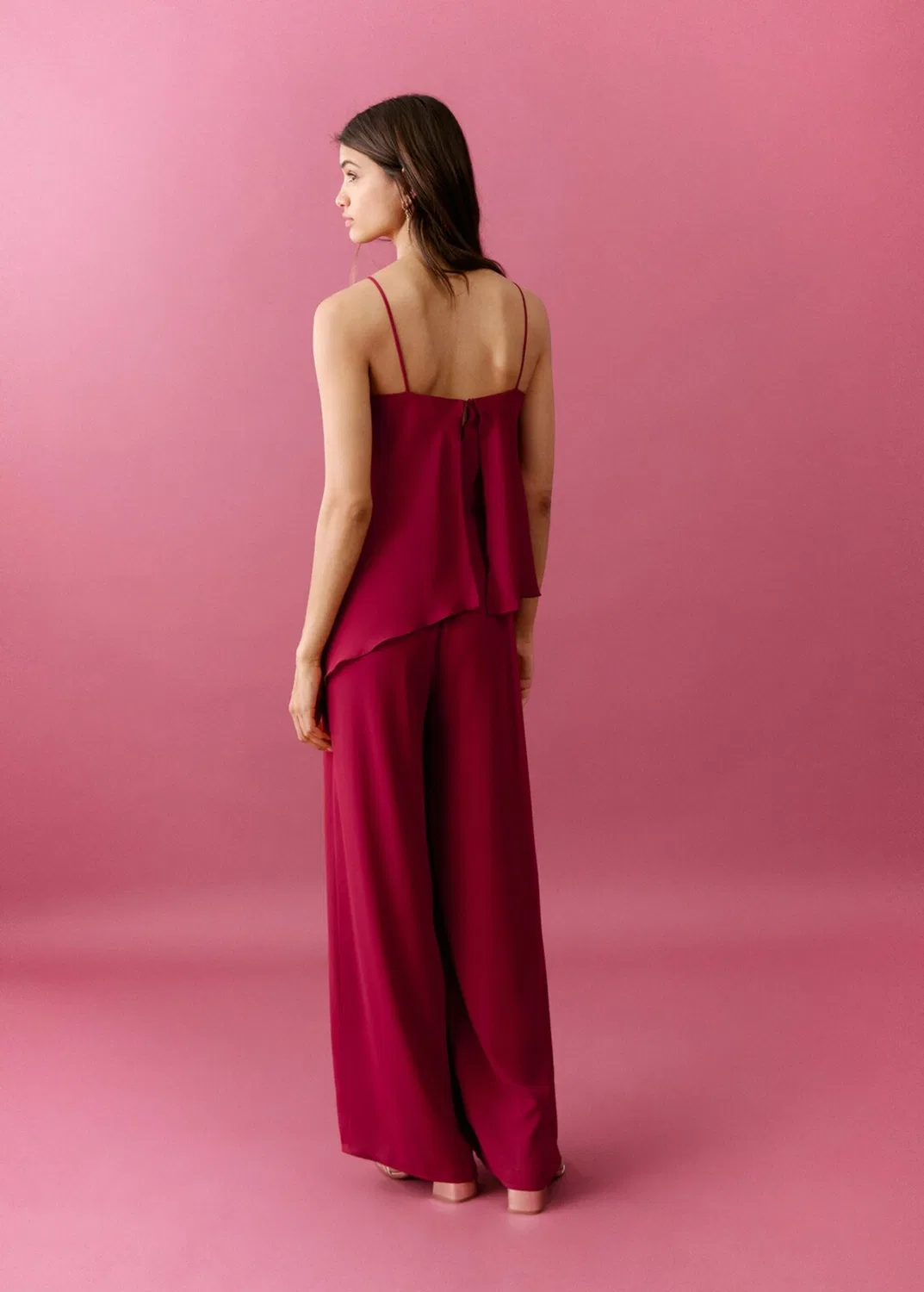 Комбинезон 'Loto' Mango Teen, Dark Red — фото 3