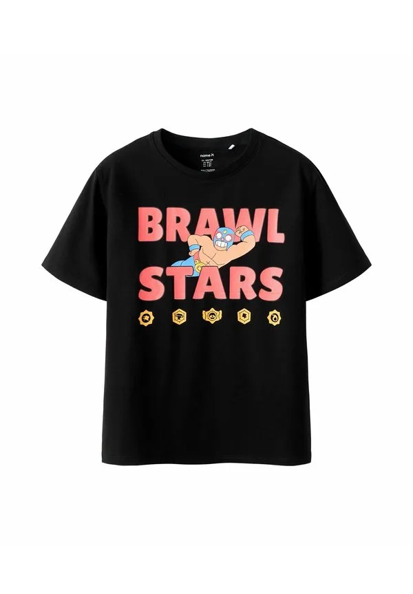 Футболка с принтом brawl stars Name It, Black