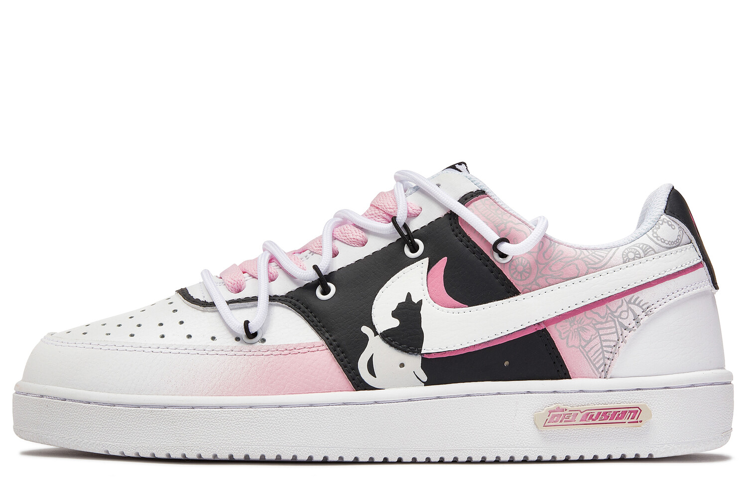 

Кроссовки Nike Court Vision 1 Skateboarding Shoes Men Low-top Pink/white, цвет Lotus Color