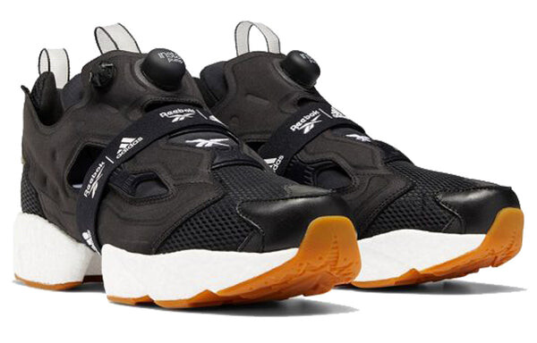 Кроссовки instapump fury x boost 'black gum' Reebok, черный — фото 2