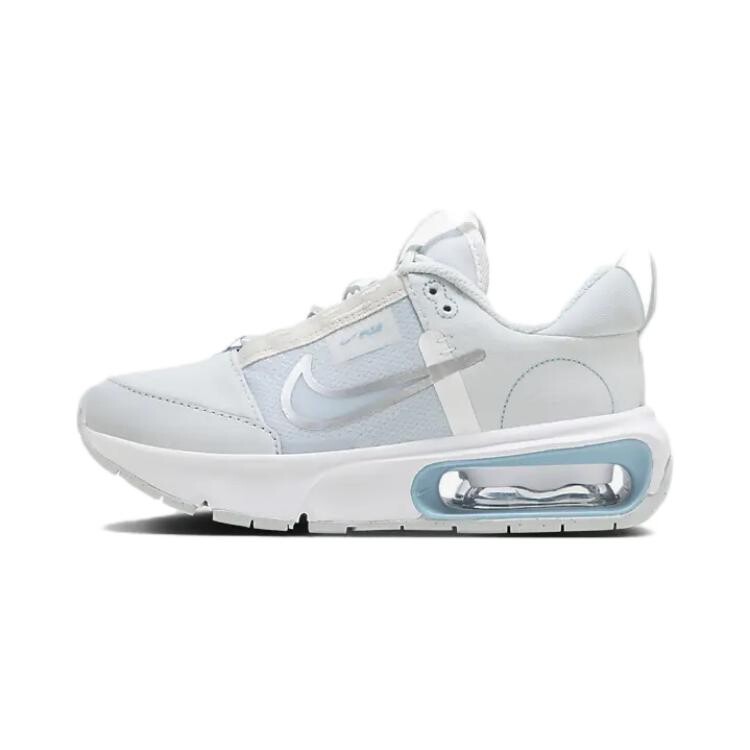 

Кроссовки Nike Air Max INTRLK Kids Lifestyle Shoes PS Low-top Light Blue Gray / Old Blue / Metallic Silver / Mountain White, голубой