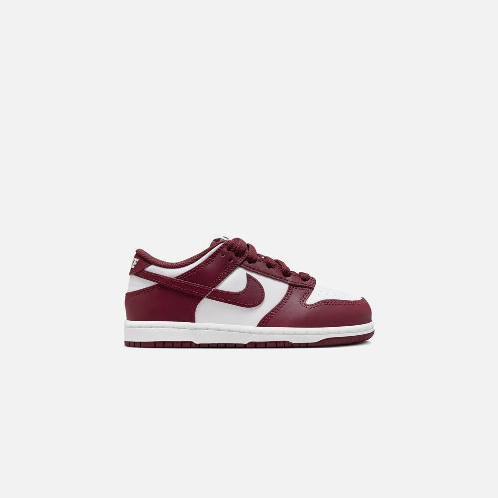 

Кроссовки Nike PS Dunk Low, цвет White/Redwood/Gym Red