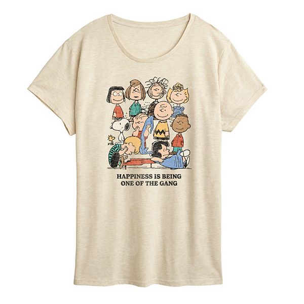 

Футболка с принтом Women's peanuts one of the gang Licensed Character, Beige