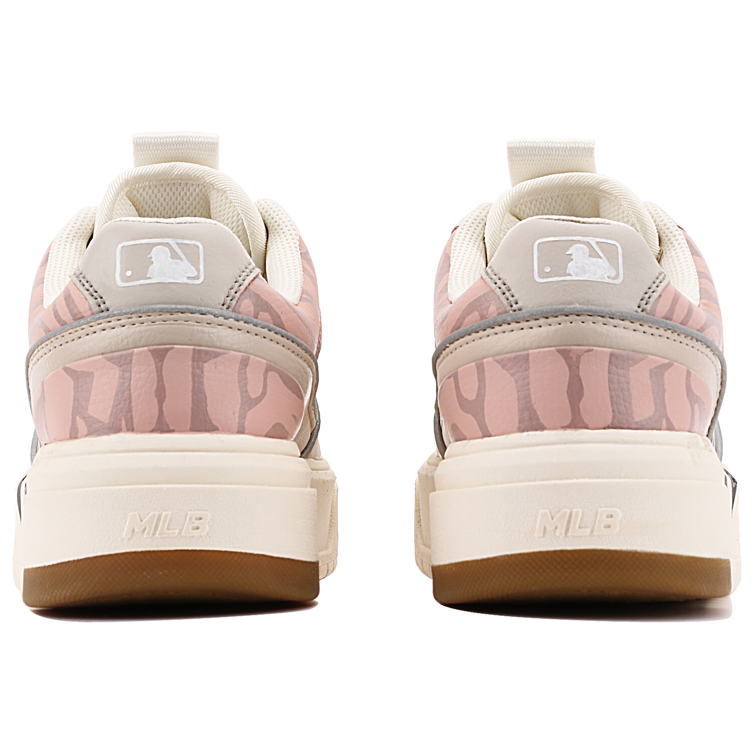 Кроссовки MLB Chunky Liner Skateboarding Shoes Unisex Low-top Pink/white, белый — фото 4