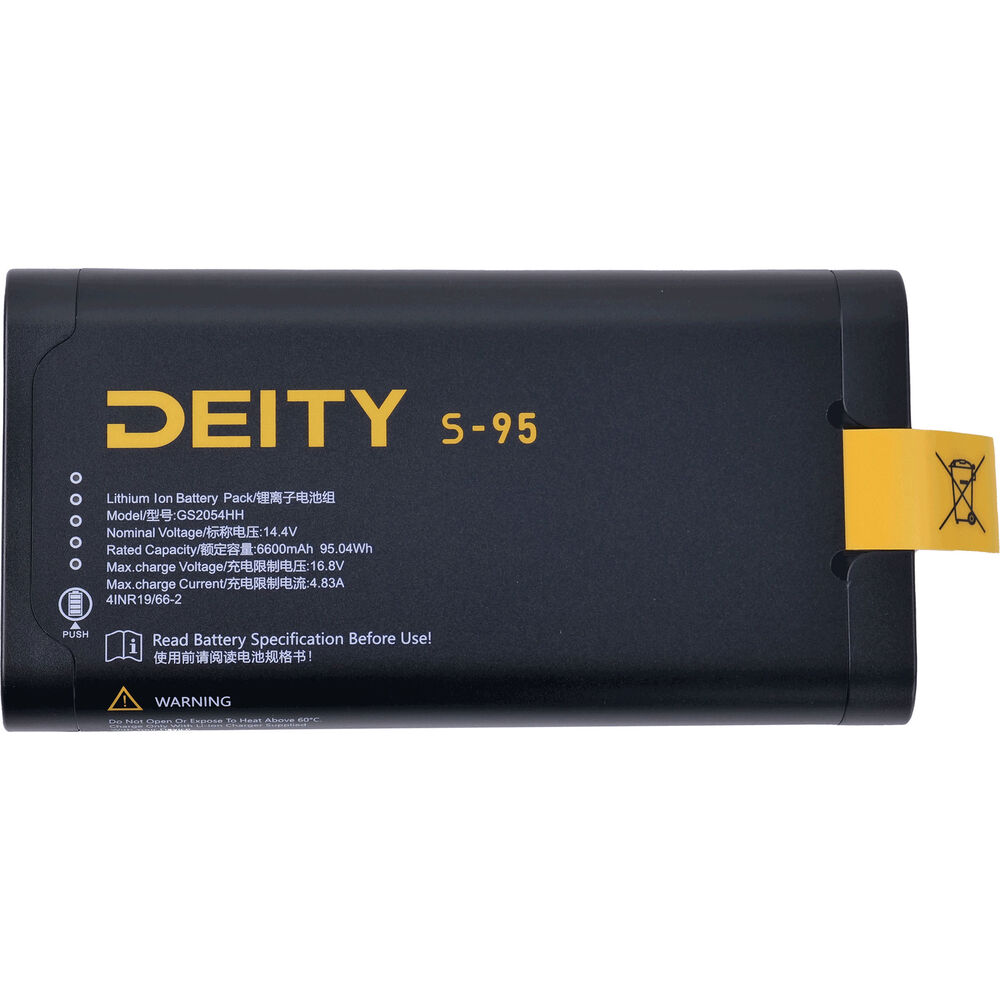 

Deity Microphones S-95 Smart Battery DTS0287D68