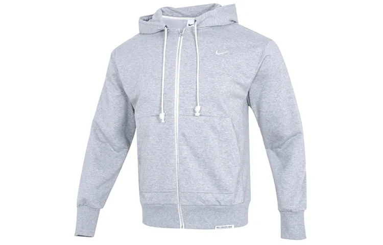 Nike Dri Fit куртка мужская серая с капюшоном Moderate Others