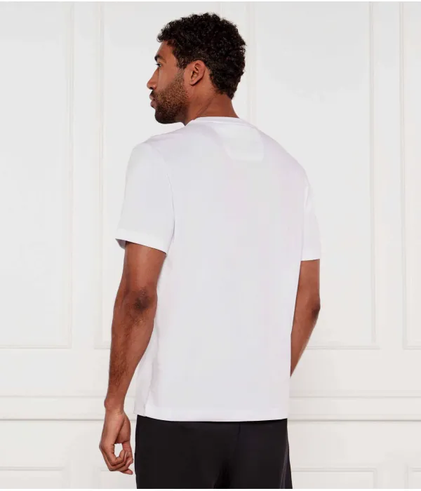 Футболка с принтом в полоску Relaxed fit Boss Green, белый — фото 3