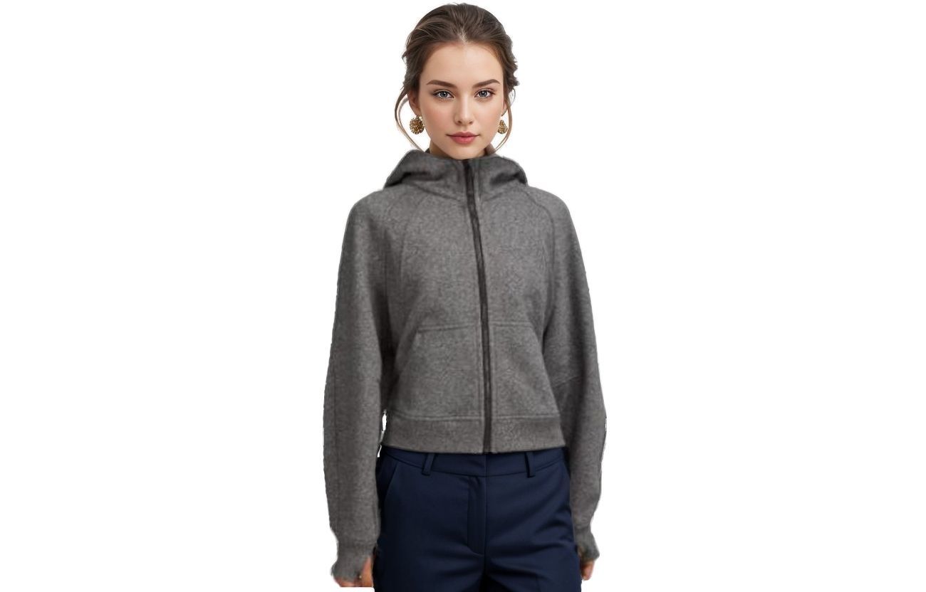 

Lululemon Короткое пальто Scuba Series, Sesame Gray/HSKB