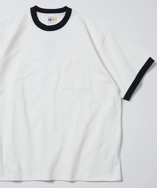 

Футболка с коротким рукавом, круглым вырезом и карманом, плотная ткань (297 г) FREAK'S STORE