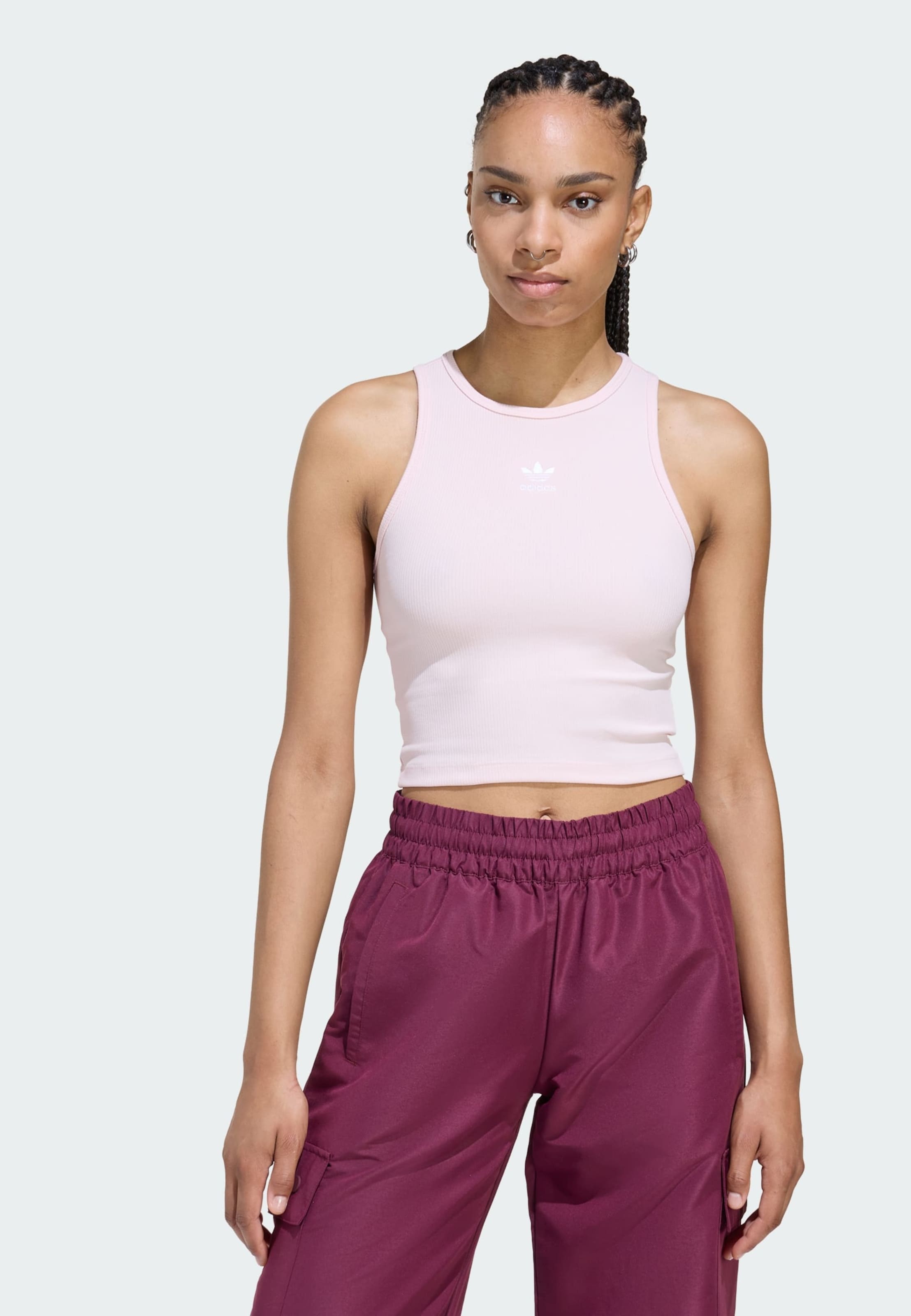 Adidas Originals Топ 'Essentials' в цвете Rose — фото 2