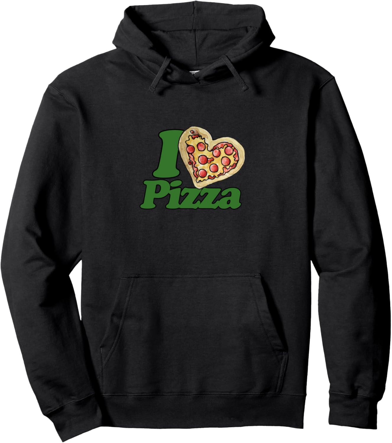 

Милая толстовка с надписью Я люблю пиццу для любителей пиццы Pizza Snugg, черный