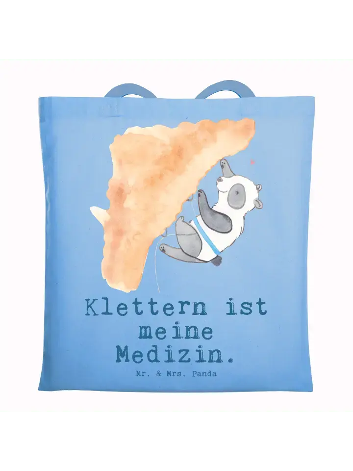 

Сумка для переноски Mr & Mrs Panda Panda Klettern, небесно-синий