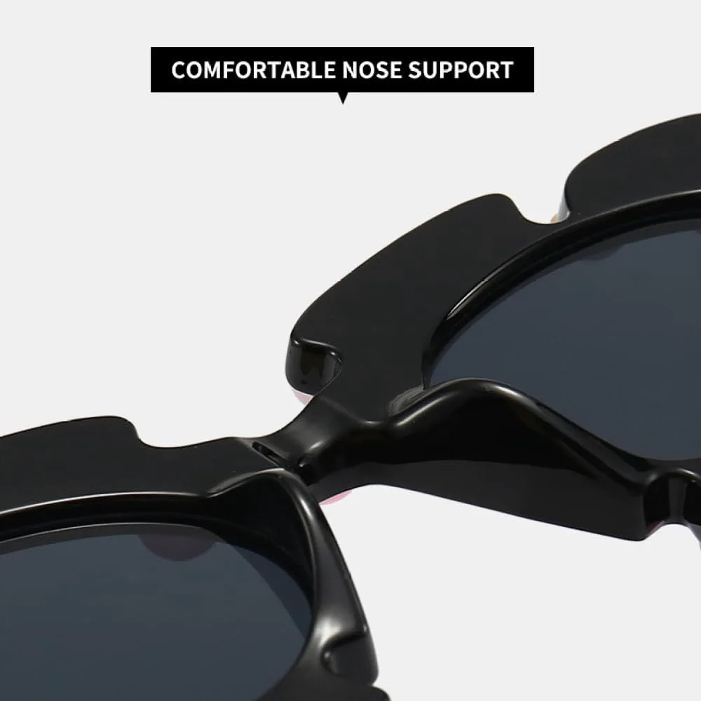 

Солнцезащитные очки 2027 года с разноцветными ромашками и жемчужным блеском, женские/мужские, в форме сердца, для вечеринок, с защитой от УФ-излучения UV400 MTZJH, 2